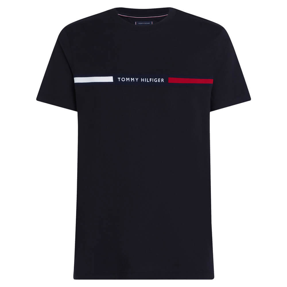 Tommy Hilfiger Crew Neck Logo Panel T-Shirt